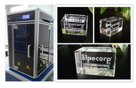 China Glaslaser der Kiosk-Kamera-3D kristalllaser-Graviermaschine-3W angetrieben Firma