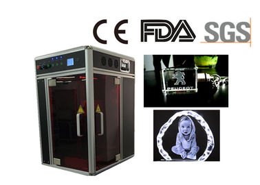 Servobewegungsacryllaser-Graviermaschine, Kristalllaser-Maschine 3D des Foto-532nm fournisseur