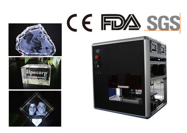 Portable computerisierte des Kristall-3D Laser-Energie Laser-Graviermaschine-3W fournisseur
