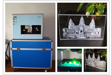 China 2D / 3D computerisierte Kristallstich Graviermaschine-Porträt-inneren Laser-3D usine